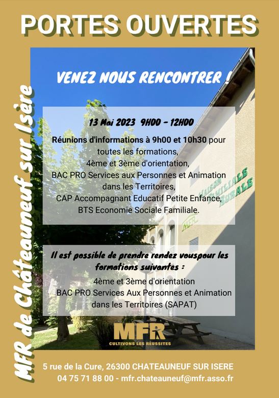 Portes Ouvertes Mai